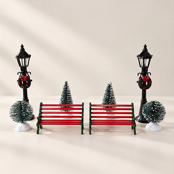 Kit Decorativo de Natal - Mini Figuras - 8 unidades - Rizzo