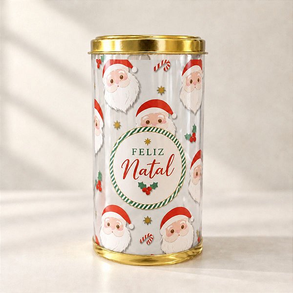 Lata Clean de Natal - Surpresa do Noel - 9x16,5cm - 1 unidade - Cromus - Rizzo