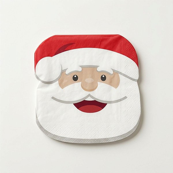 Guardanapo De Papel Natalino - Papai Noel - 32cm - 10 unidades - Rizzo