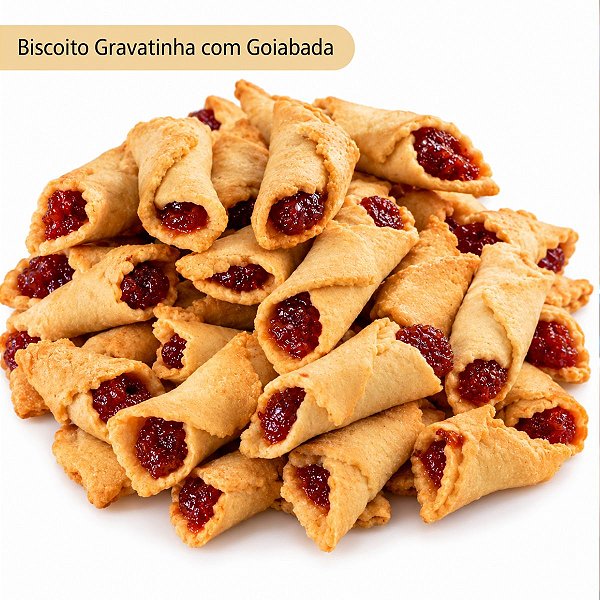 Biscoito Gravatinha com Goiabada (Beliscão) 555 - 200g - 1 unidade - Rizzo