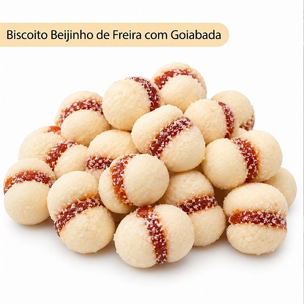 Biscoito Beijinho de Freira com Goiabada 544 - 200g - 1 unidade - Rizzo