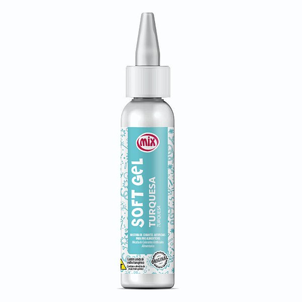 Corante Softgel Turquesa 25g Mix