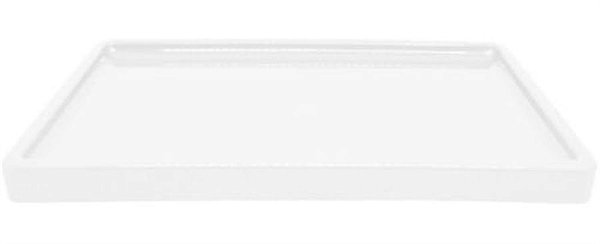Bandeja Retangular 30x18cm Branco - 01 unidade - Só Boleiras - Rizzo Embalagens