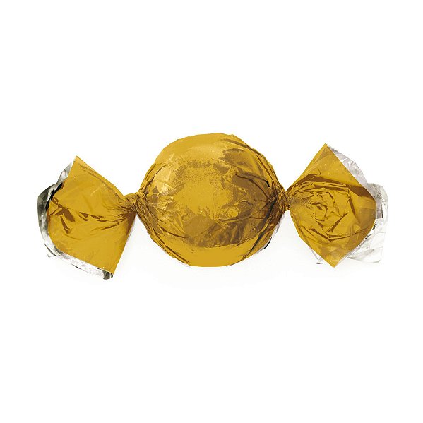 Papel Mini Trufa - 12x12,5cm - Ouro - 100 unidades - Cromus -  Embalagens