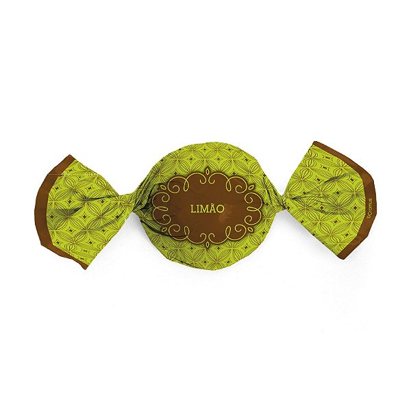 Papel Trufa 14,5x15,5cm - Gostosura Limao - 100 unidades - Cromus