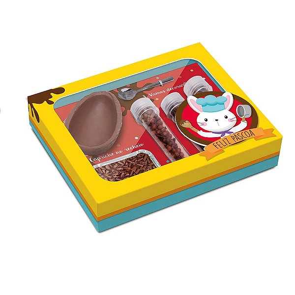 Caixa Kit Confeiteiro para Ovo 150g Páscoa Mestre Cuca - 24cmx19,5cmx5 -  Loja de Confeitaria