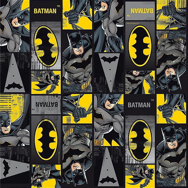 Folha para Ovos de Páscoa Batman 69x89cm - 5 unidades - Páscoa Cromus - Rizzo Embalagens