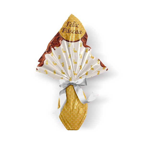 Saco Express para Ovos de 750g a 1Kg - 49cm x 49cm - Coleção Elis - 05 unidades - Cromus Páscoa - Rizzo Confeitaria