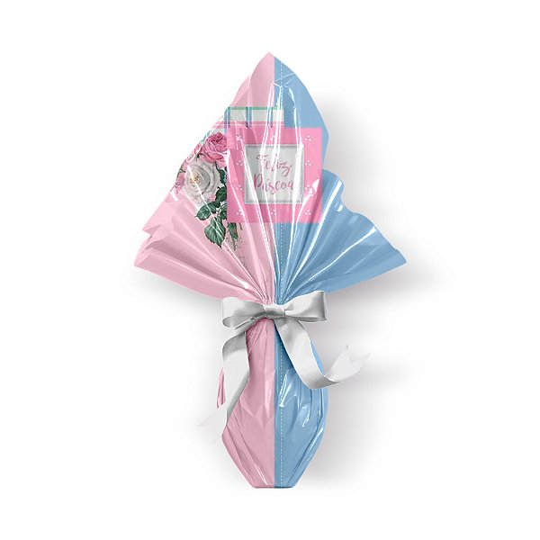 Saco Express para Ovos de 750g a 1Kg - 49cm x 49cm - Lenda - 05 unidades - Cromus Páscoa - Rizzo Confeitaria