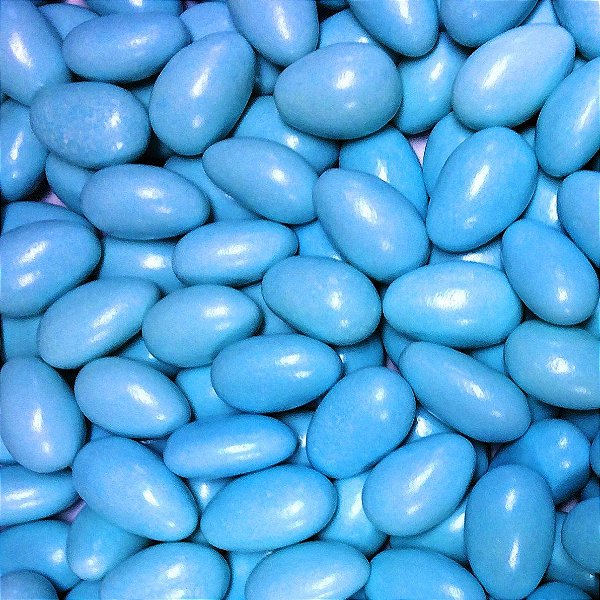 Amêndoas Confeitada Azul 100gr - Rizzo Confeitaria