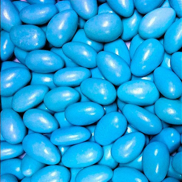 Amêndoas Confeitada Azul 100gr - Rizzo Confeitaria