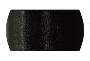 Fita de Cetim Carretel Progresso 4mm nº00 - 100m Cor 219 Preto - 01 unidade