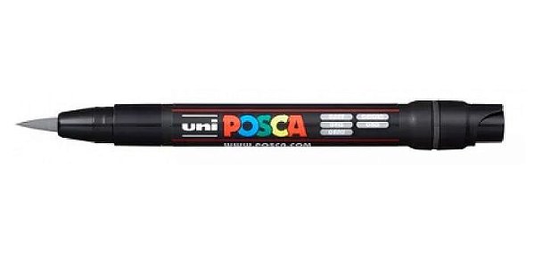 Caneta Posca PCF-350 0,1mm a 10mm Silver - 01 unidade - Uni Posca