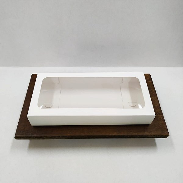 Caixa Envelope Tablete - Branco - 18 Gomos -10 unidades - Crystal - Rizzo Confeitaria