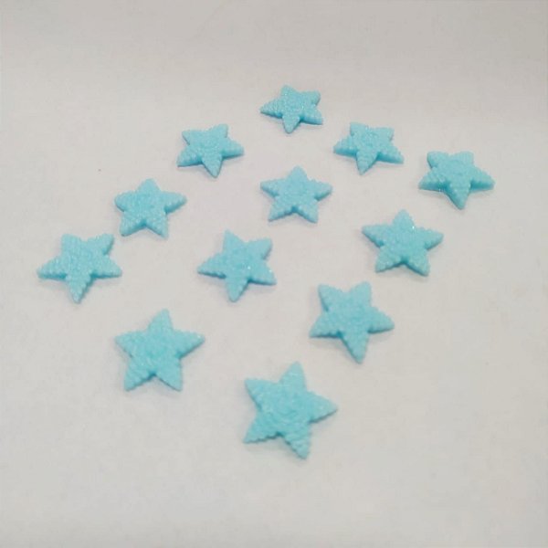 Confeitos Comestíveis Estrela Azul - Flores e Encantos de Açúcar - Rizzo Confeitaria