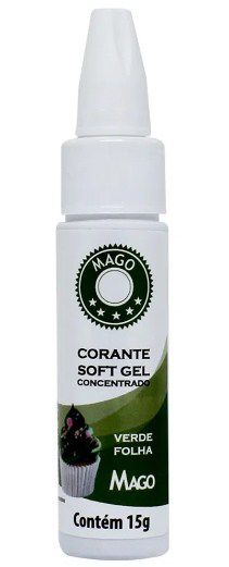 Corante SoftGel - Verde Folha - 15g - Mago