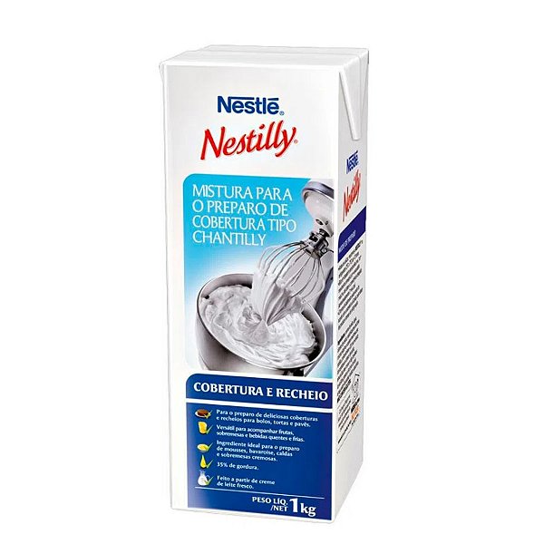 Mistura para Chantilly - Nestilly 1kg - Nestlé - Rizzo Confeitaria