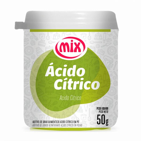 Ácido Cítrico 50g Mix