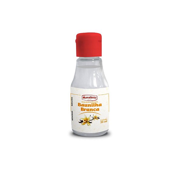 Aroma Baunilha Branca - 30 ml - Mavalério - Rizzo Confeitaria