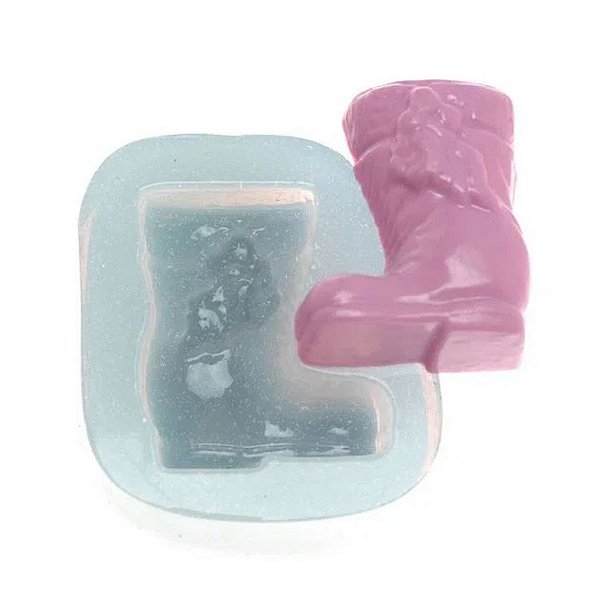 Molde de Silicone Bota de Natal Ref. 123 Flexarte