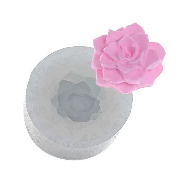 Molde de Silicone Mini Suculenta Ref. 160 Flexarte Rizzo Confeitaria