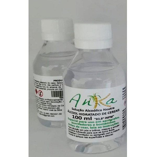Solução Alcoólica Neutra - 100ml - Rizzo Confeitaria