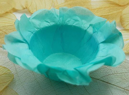 Forminha para Doces Floral em Seda Tiffany - 40 unidades - Decorart