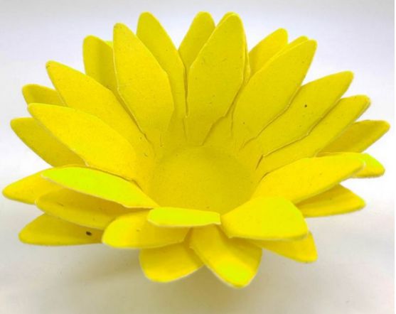 Forminha para Doces Floral Lee Colorset Amarelo Claro - 40 unidades - Decorart