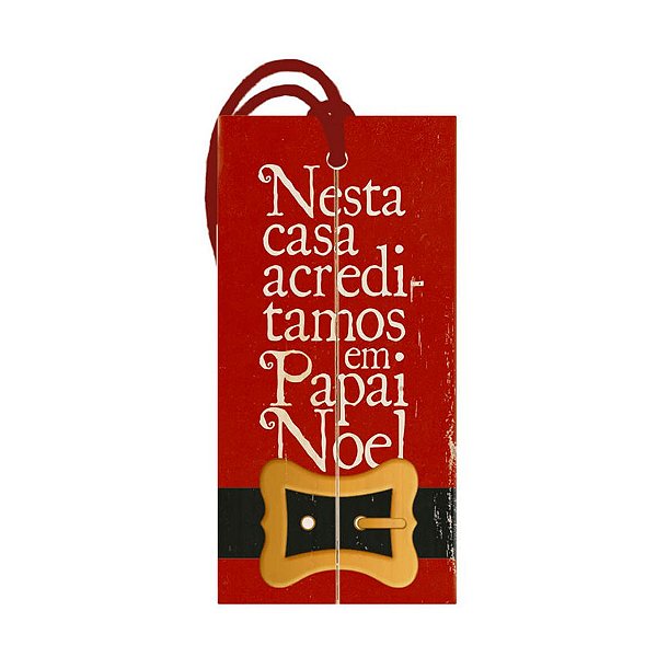 Decor Home Tag Natal - Nesta Casa - DHTN-010 - LitoArte Rizzo Confeitaria