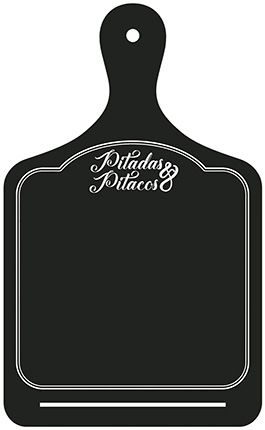 Placa Lousa em MDF - DHLO2-003 - Litoarte Rizzo Confeitaria