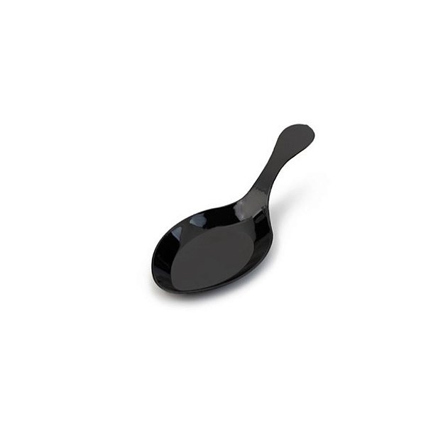 Colher Indiana Preta - 24 unidades - 10 cm - Rizzo