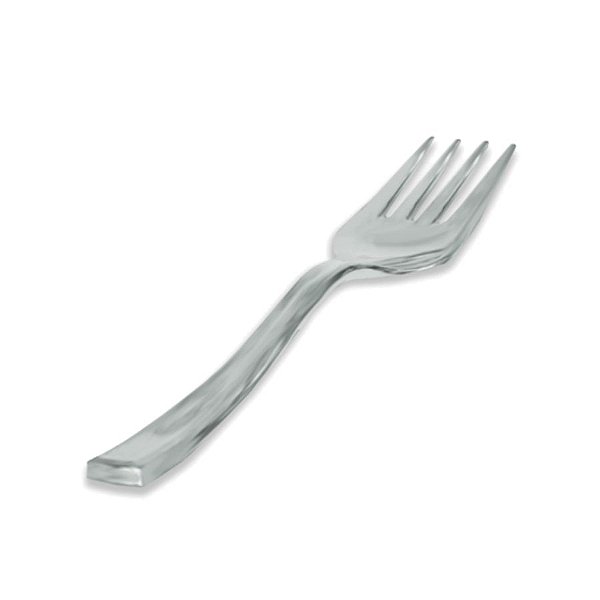 Garfo Sobremesa Premium Prata - 10 unidades - Rizzo