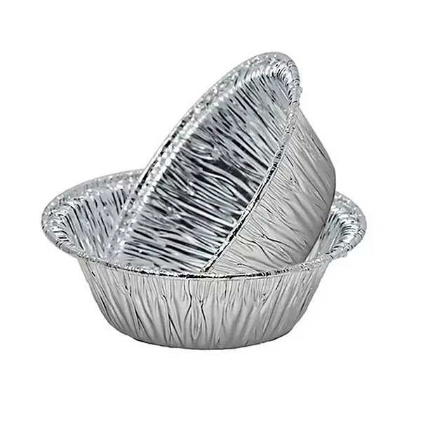 Empada Grande Aluminio 140ml com 100 un. Wyda Rizzo Confeitaria