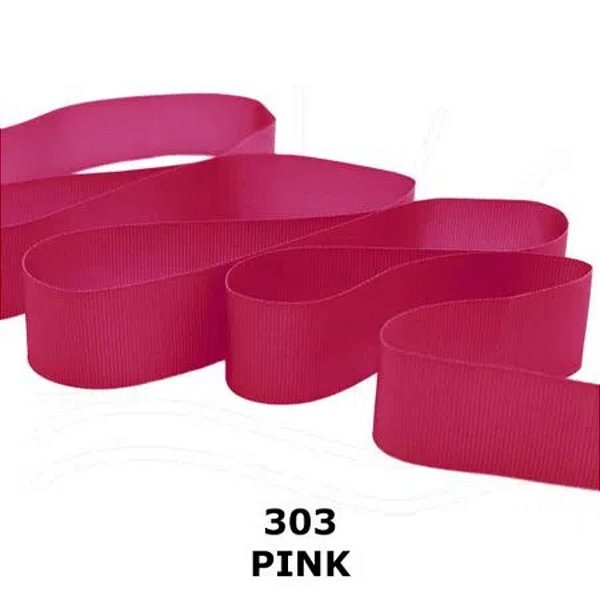 Fita Gorgurão Progresso 11mm nº2 - 10m Cor 303 Pink - 01 unidade