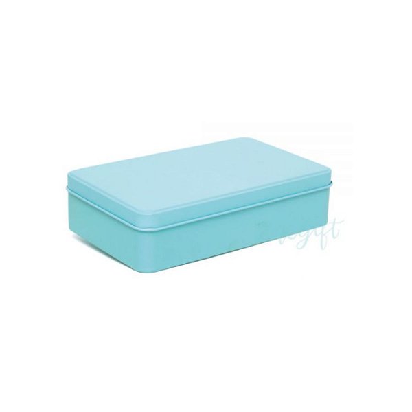 Lata Retangular para Lembrancinha Tiffany - 11,5 x 19cm - Artegift - Rizzo