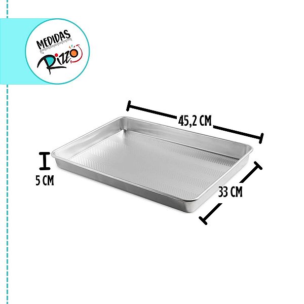 Forma de Alumínio - Assadeira Prism - 45,2x33x5cm - 1 unidade - Nordic Ware - Rizzo