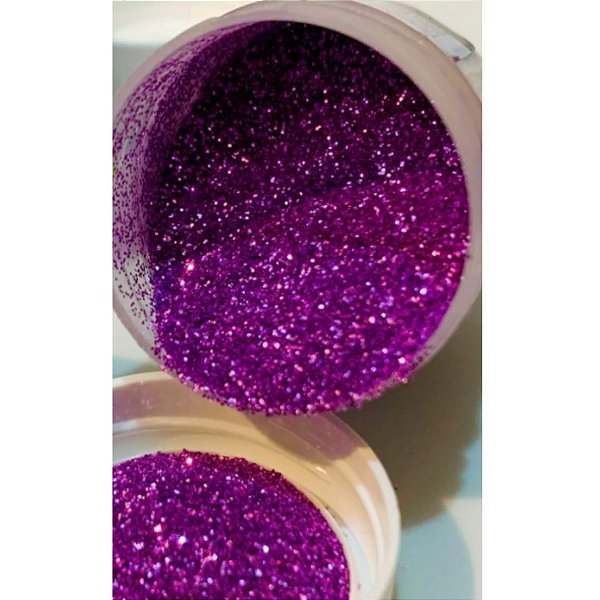 Pó para Decoração - Glitter Lilás - Jeni Joni - 10g - Rizzo Confeitaria