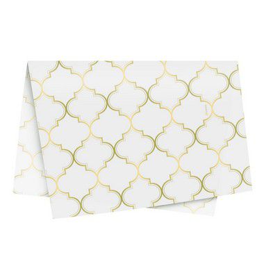 Papel de Seda - 49x69cm - Núria Branco - 10 folhas - Rizzo