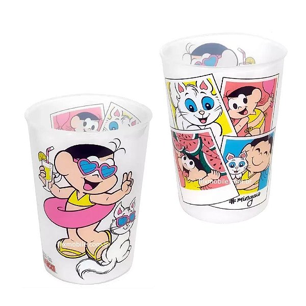 Copo de Plástico - Magali Turma da Mônica - 320ml - 1 unidade - Rizzo