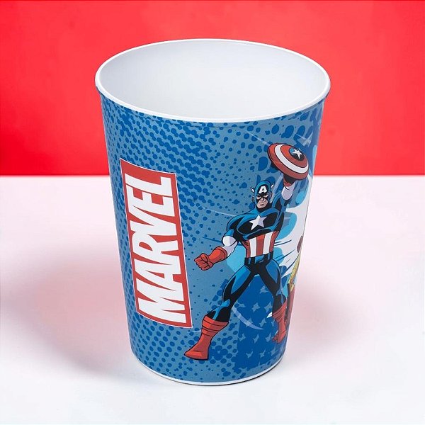 Copo de Plástico Vingadores - 320ml - Disney Original - Plasútil - Rizzo
