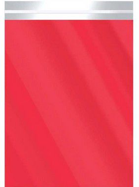 Saco Metalizado com Aba Adesiva Vermelho 15x27cm - 50 unidades - Cromus - Rizzo