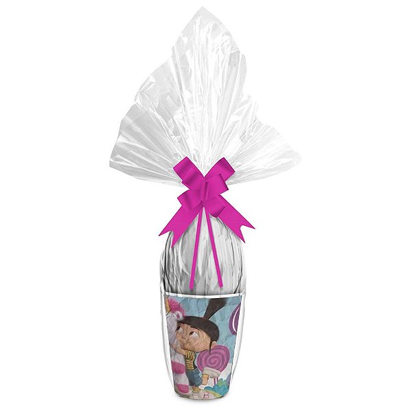 Kit Ovo no Copo Agnes Cores (Copo + Saco Express + Papel Chumbo + Laço Fácil) - Páscoa Rizzo