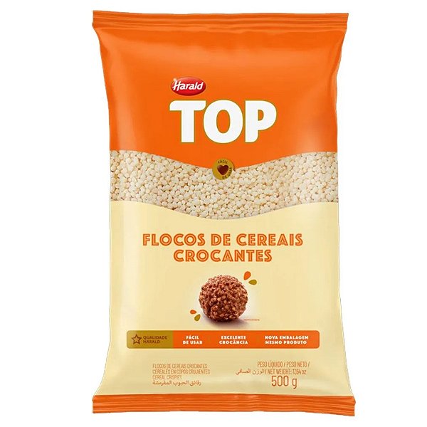 Flocos de Cereais Crocantes - Top - 500g - 01 unidade - Harald - Rizzo