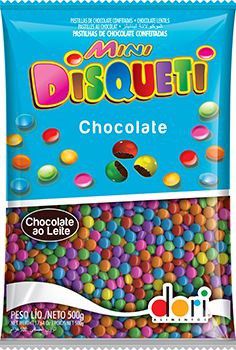 Mini Disqueti Chocolate ao Leite 500g - Dori - Rizzo