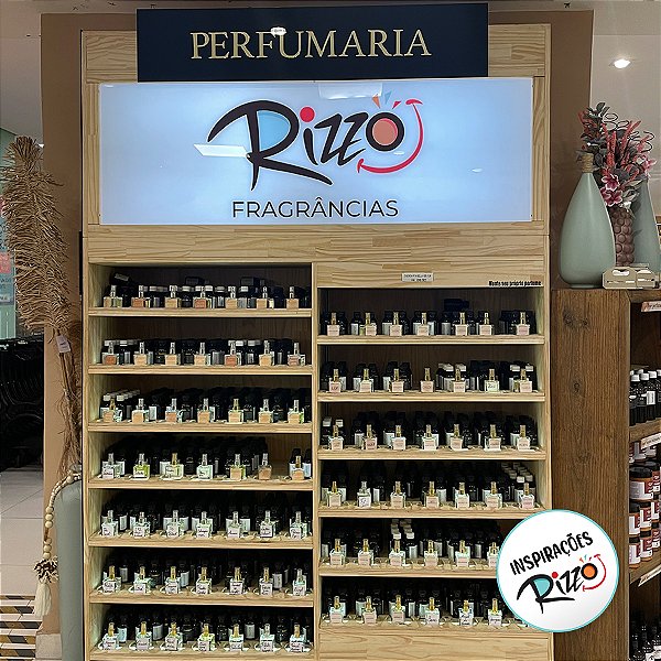 Potinho de Vidro Decorativo Sextavado com Tampa Difusora de Metal Dourada - 60ml