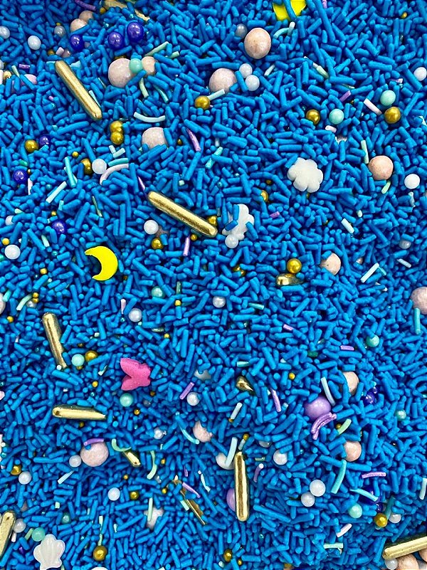 Fairy Sprinkles Especial Azul Color 150 gr Rizzo Confeitaria