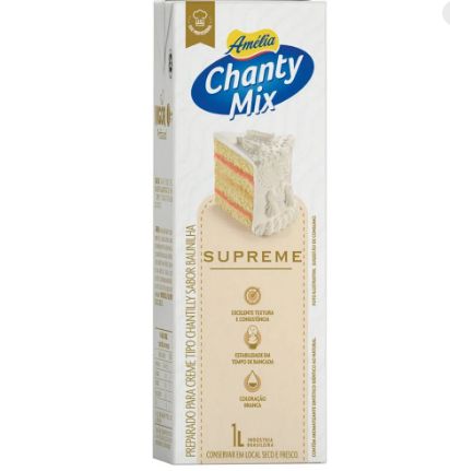 Chanty Mix Supreme 1L - Amélia Vigor Profissional - Rizzo Confeitaria