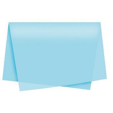 Papel de Seda - 50x70cm - Azul Claro - 10 folhas - Riacho - Rizzo