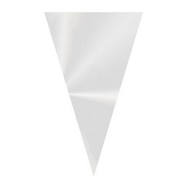 Mini Cone Festa Transparente - 14x23cm - 50 unidades - Cromus - Rizzo