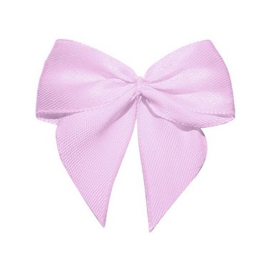 Lacinho Rosa Bebê Tipo Gravatão - Pct c/ 10 peças - Laços Marcela - Rizzo